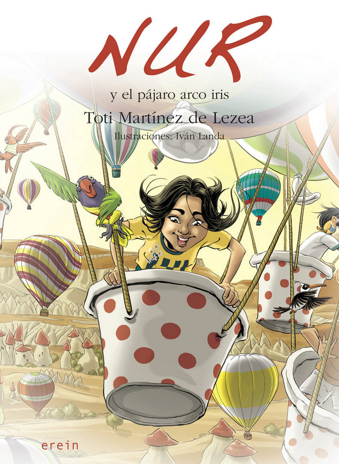 Nur y el pájaro arco iris, de Toti Martínez de Lezea | portada del libro