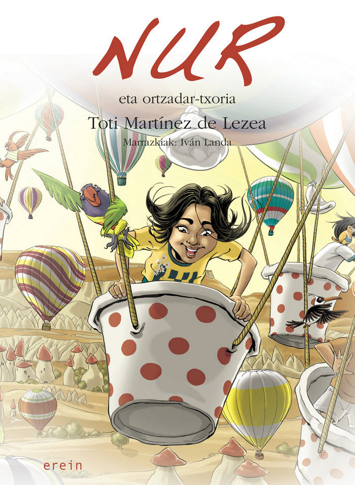 Nur eta ortzadar-txoria, de TOTI MARTINEZ DE LEZEA | portada del libro