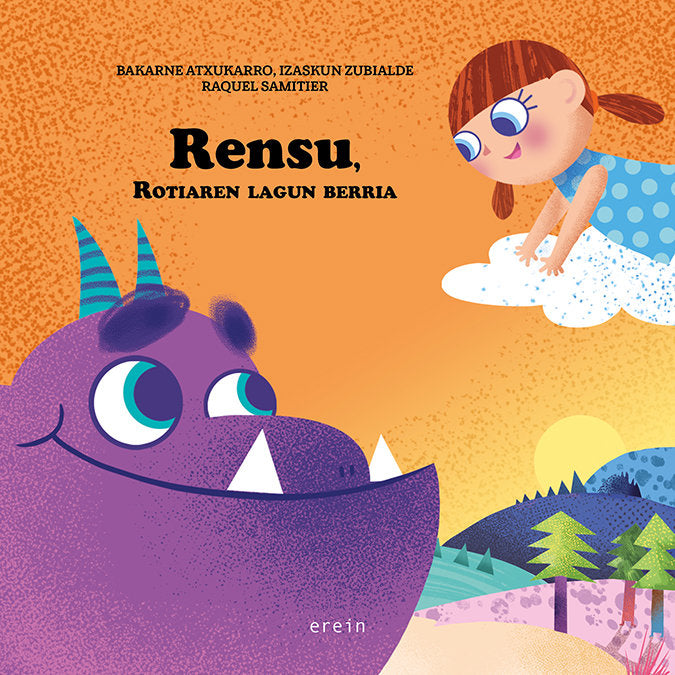 Rensu, Rotiaren lagun berria, de BAKARNE ATXUKARRO ESTOMBA#IZASKUN ZUBIAL | portada del libro