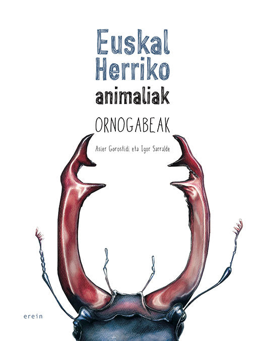 Euskal Herriko animaliak. Ornogabeak, de GOROSTIDI SIERRA, ASIER | portada del libro