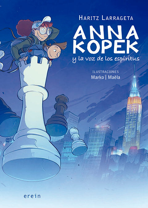 ANNA KOPER Y LA VOZ DE LOS ESPIRITUS, de LARRAGETA, HARITZ | portada del libro