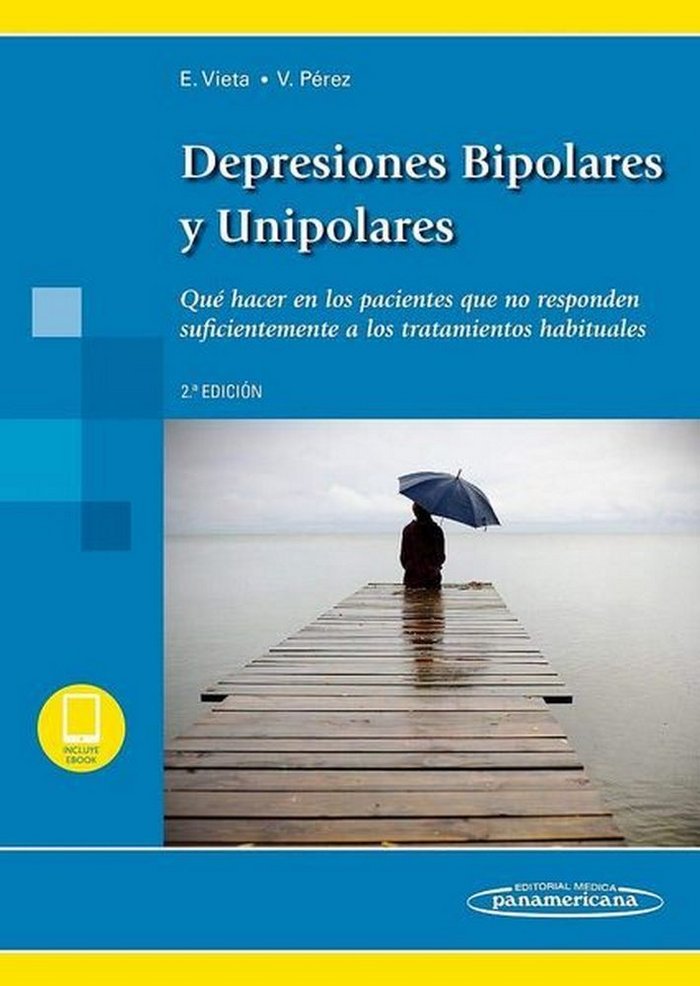 Depresiones Bipolares y Unipolares (incluye versión digital), de Vieta Pascual, Eduardo | portada del libro
