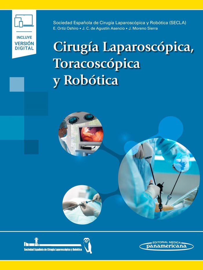 CIRUGIA LAPAROSCOPICA TORACOSCOPICA Y ROBOTICA | portada del libro