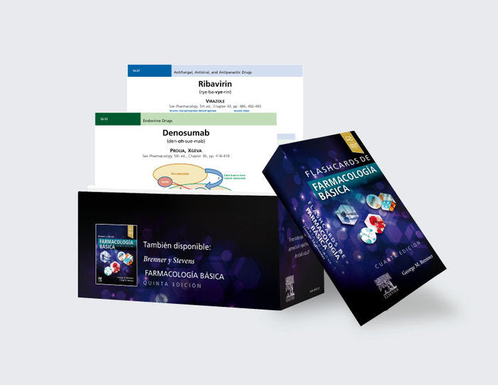 Flashcards de Farmacología básica (4ª ed.), de Brenner, George M. | portada del libro