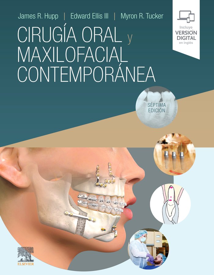 Cirugía oral y maxilofacial contemporánea (7ª ed.), de Hupp, James R. | portada del libro