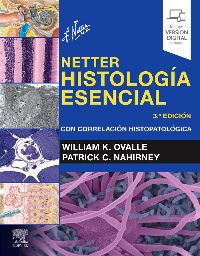 NETTER HISTOLOGIA ESENCIAL 3ª ED, de OVALLE | portada del libro