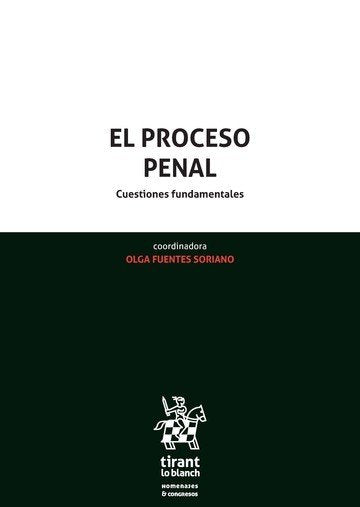 El Proceso Penal. Cuestiones Fundamentales, de Adán Doménech | portada del libro