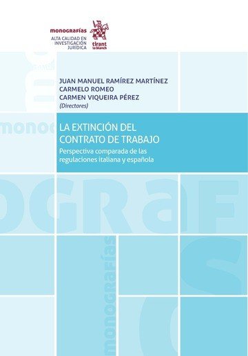La Extinción del Contrato de Trabajo, de Ramírez Martínez | portada del libro