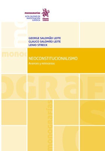 Neoconstitucionalismo Avances y Retrocesos, de Salomão Leite | portada del libro