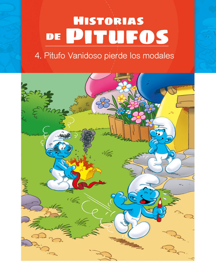 LOS PITUFOS - HISTORIAS DE PITUFOS- PITUFO VANIDOSO PIERDE SUS MODALES | portada del libro