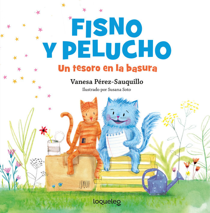 FISNO Y PELUCHO UN TESORO EN LA BASURA, de VANESA PEREZ SAUQUILLO | portada del libro
