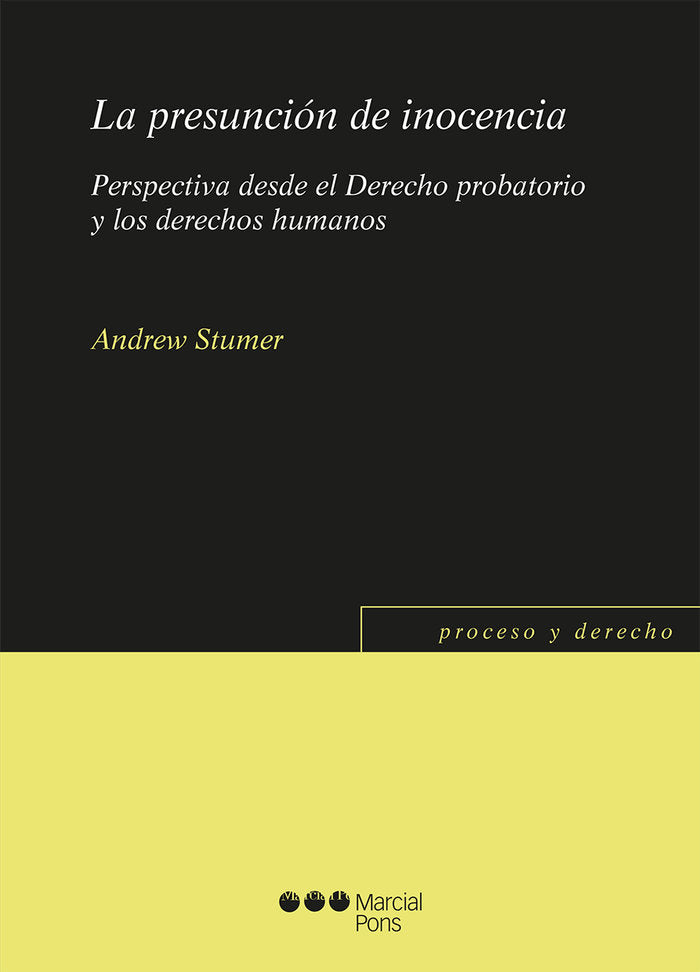 La presunción de inocencia, de Stumer, Andrew | portada del libro