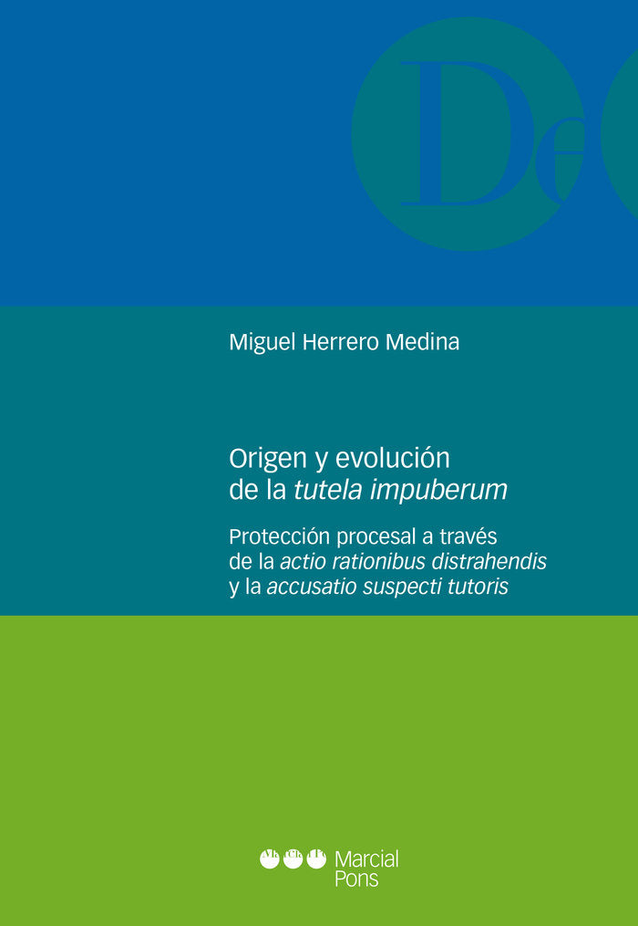 Origen y evolución de la tutela impuberum, de Herrero Medina, Miguel | portada del libro