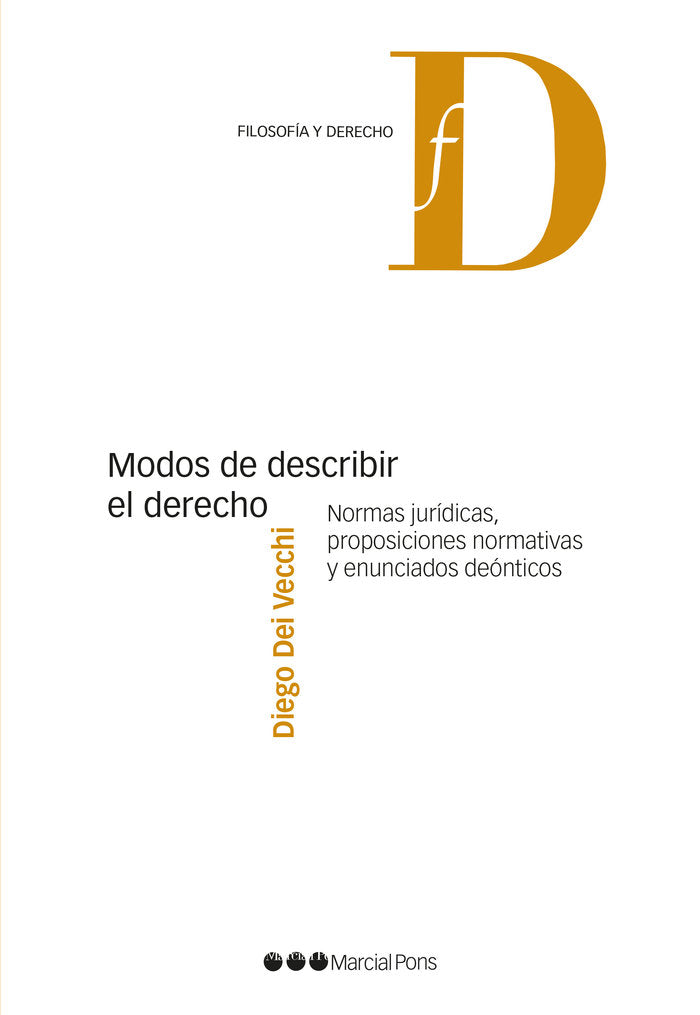 Modos de describir el Derecho, de Dei Vecchi, Diego | portada del libro