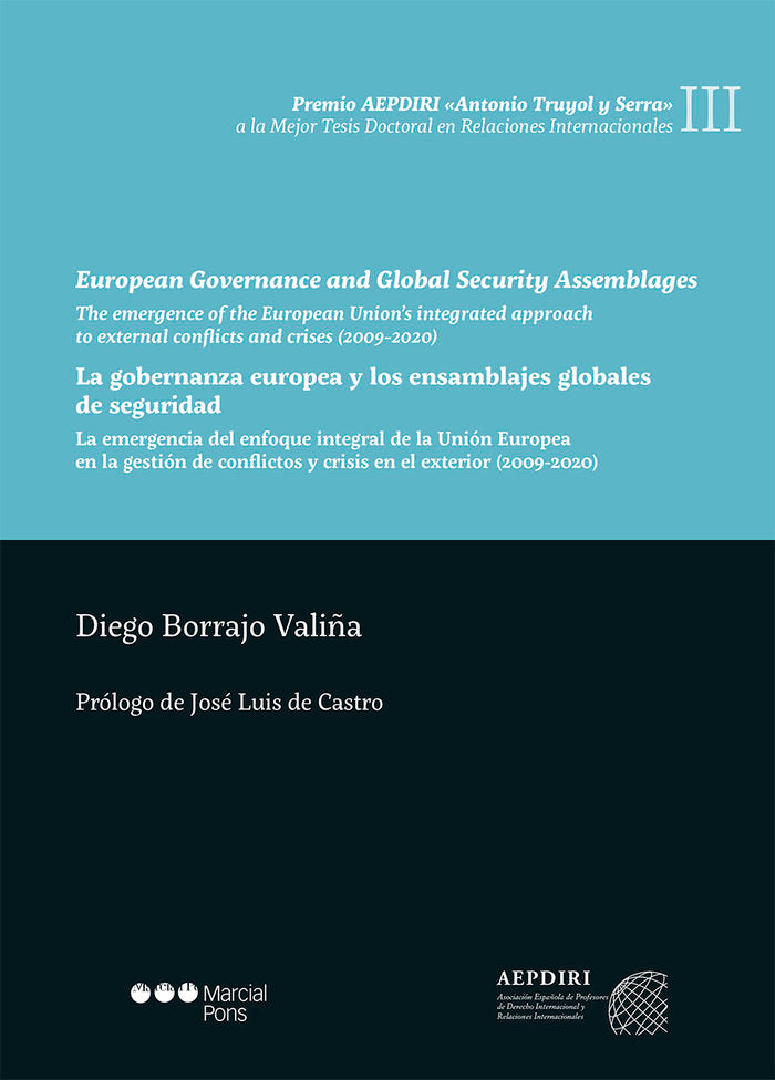 European Governance and Global Security Assemblages, de Borrajo Valiña, Diego | portada del libro