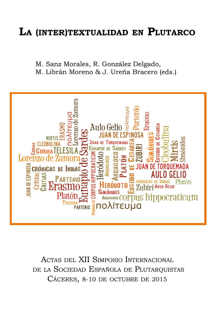 LA (INTER) TEXTUALIDAD EN PLUTARCO, de Varios autores | portada del libro