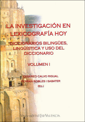 La investigación en lexicografía hoy (Volumen I), de Varios autores | portada del libro