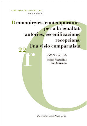 Dramatúrgies contemporànies per a la igualtat: autories, escenificacions, recepcions., de Varios autores | portada del libro