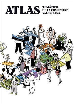 ATLAS TEMATICO DE LA COMUNITAT VALENCIANA, de VARIOS AUTORES | portada del libro