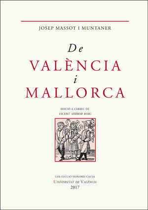 De València i Mallorca, de Massot i Muntaner, Josep | portada del libro