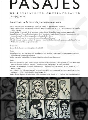 La herencia de la memoria y sus representaciones, de Varios autores | portada del libro