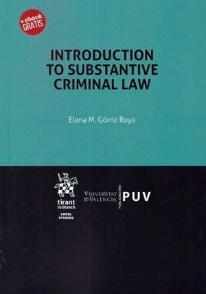 Introduction to substantive criminal law, de Górriz Royo, Elena M. | portada del libro