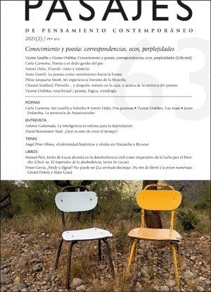 CONOCIMIENTO Y POESIA CORRESPONDENCIAS ECOS, PERPLEJIDADES, de AA.VV. | portada del libro