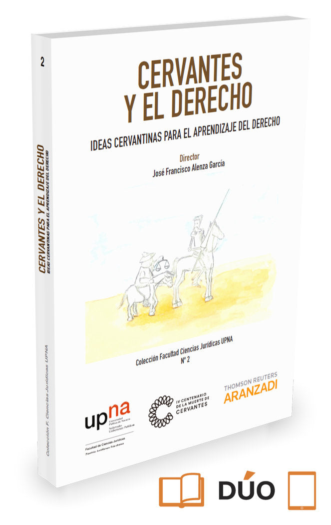 Cervantes y el Derecho (Papel + e-book), de Alenza García, José Francisco | portada del libro
