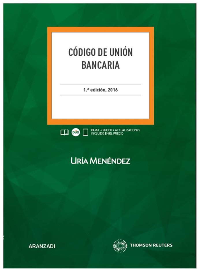 Código de Unión Bancaria (Papel + e-book), de Aguilar Alonso, Isabel | portada del libro