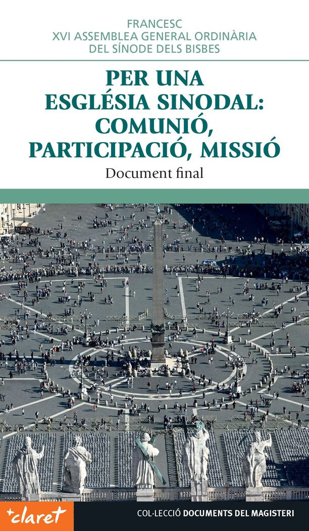 PER UNA ESGLESIA SINODAL COMUNIO PARTICIPACIO MISSIO DOC, de PAPA FRANCESC | portada del libro