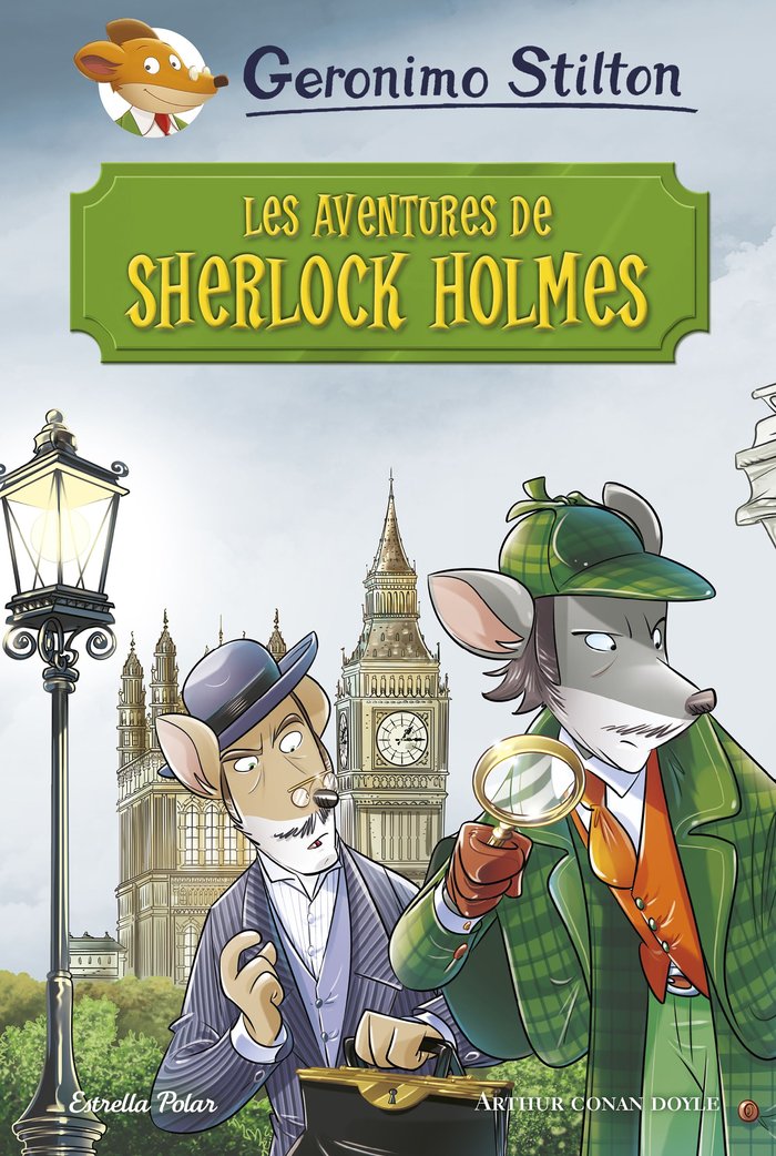 Les aventures de Sherlock Holmes, de Stilton, Geronimo | portada del libro