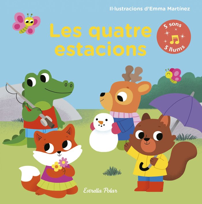 Les quatre estacions. Llibre amb llums i sons, de Martínez | portada del libro