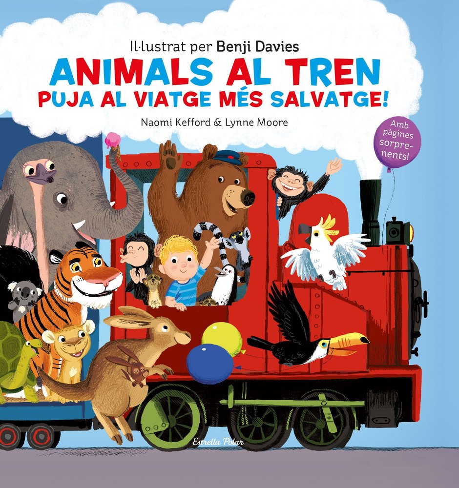 Animals al tren, de Davies, Benji | portada del libro