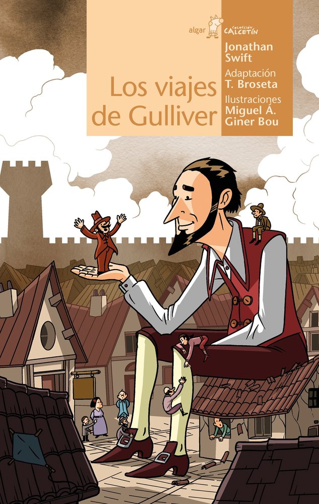 Los viajes de Gulliver, de Jonathan Swift | portada del libro