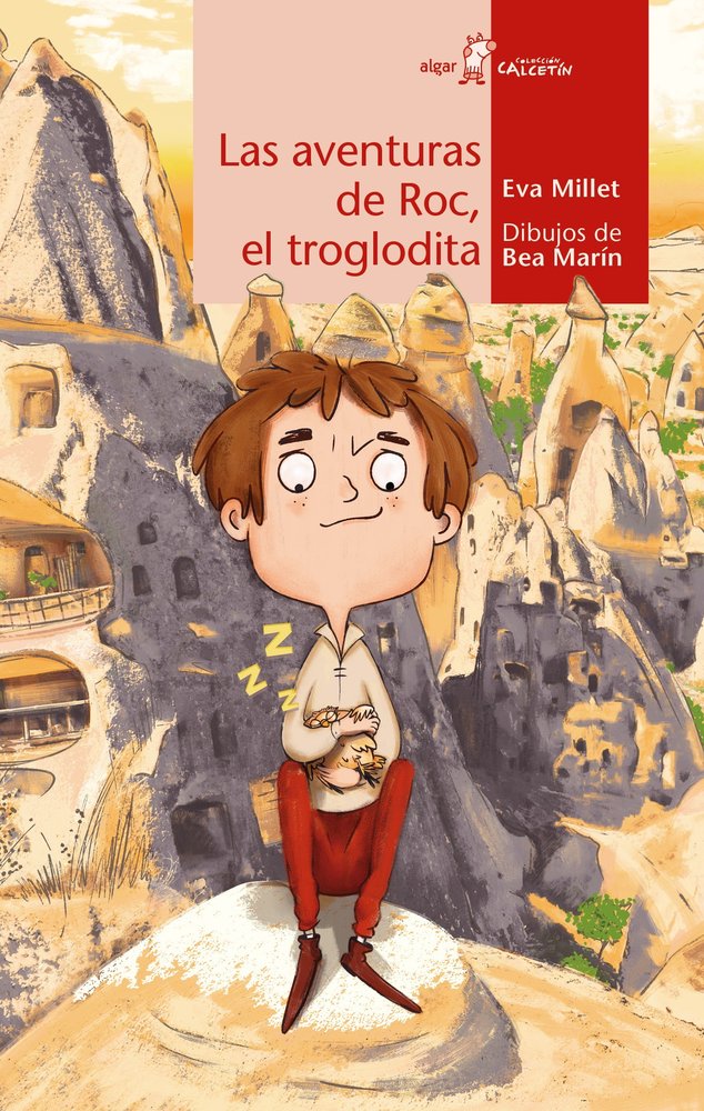 Las aventuras de Roc, el troglodita, de MILLET, EVA | portada del libro