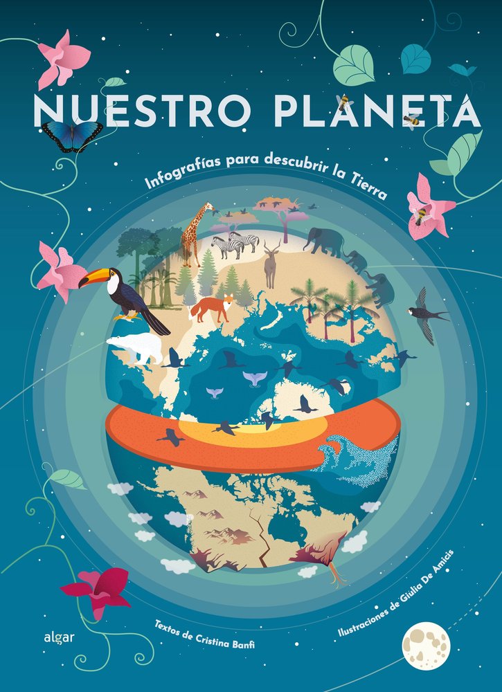 NUESTRO PLANETA INFOGRAFIAS PARA DESCUBRIR LA TIERRA, de CRISTINA BANFI | portada del libro