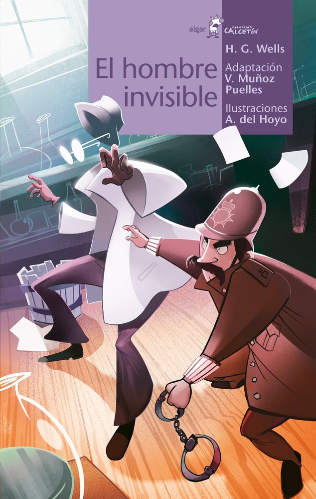 EL HOMBRE INVISIBLE, de H. G. WELLS | portada del libro