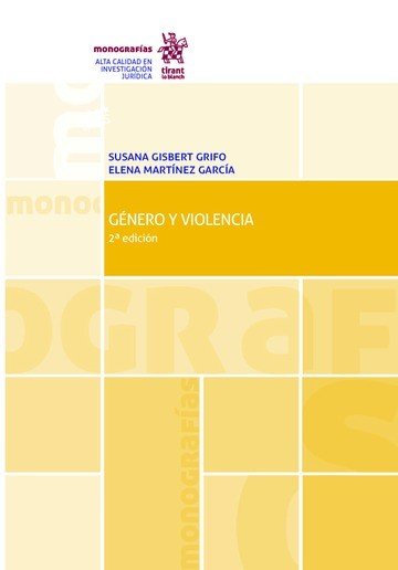 Género y Violencia 2ª Edición 2016, de Gisbert Grifo | portada del libro