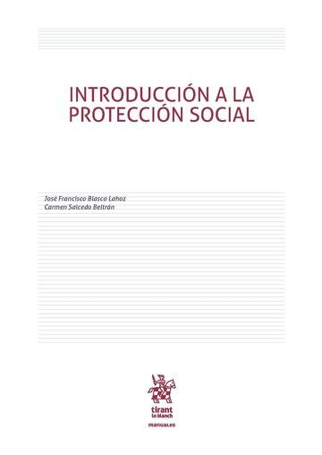 Introducción a la Protección Social, de BLASCO LAHOZ | portada del libro