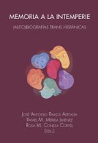 MEMORIA A LA INTEMPERIE, de Varios autores | portada del libro