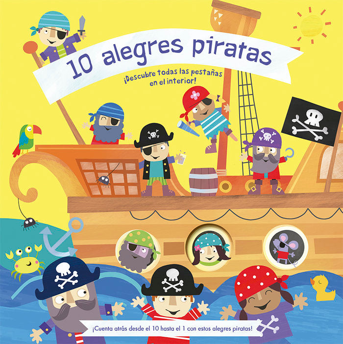 10 Alegres piratas, de WEERASEKERA, REBECCA | portada del libro