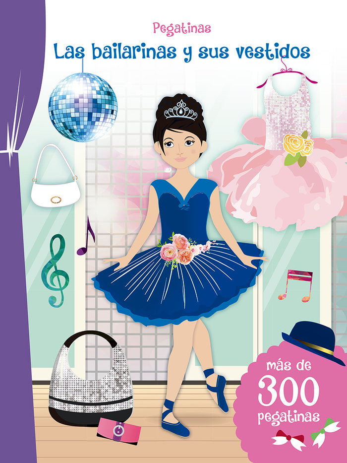 Pegatinas - Las bailarinas y sus vestidos, de Varios autores | portada del libro