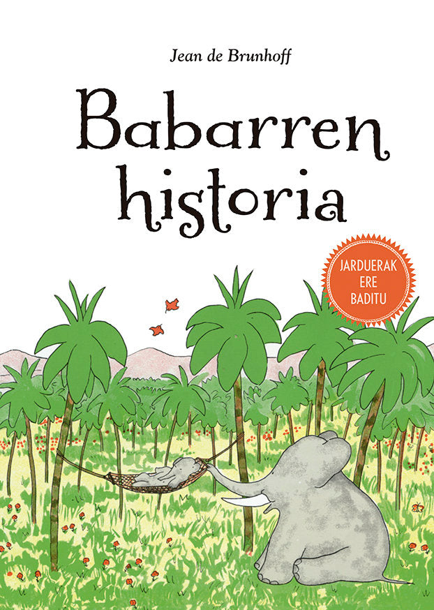 Babarren historia, de De Brunhoff, Jean | portada del libro