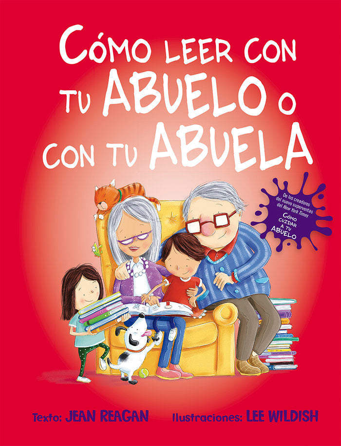 Cómo leer con tu abuelo o con tu abuela, de Jean Reagan | portada del libro
