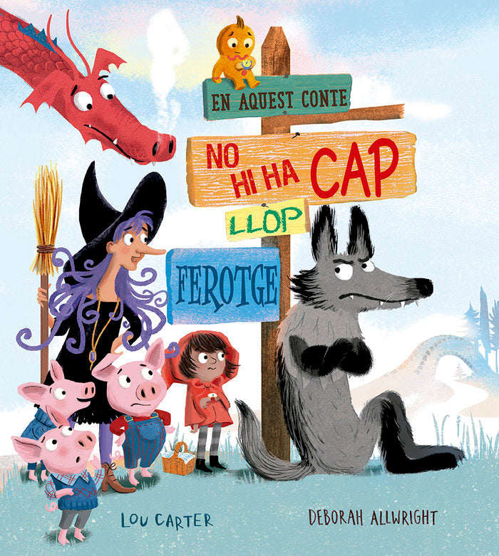 En aquest conte no hi ha cap llop ferotge, de CARTER, LOU - ALLWRIGHT, DEBORAH | portada del libro