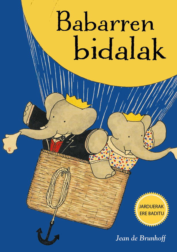 Babarren bidaiak, de DE BRUNHOFF, JEAN | portada del libro