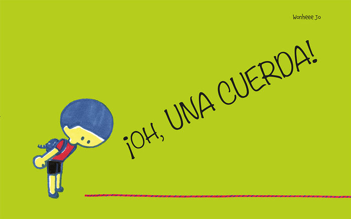 OH UNA CUERDA, de JO,WONHEE | portada del libro