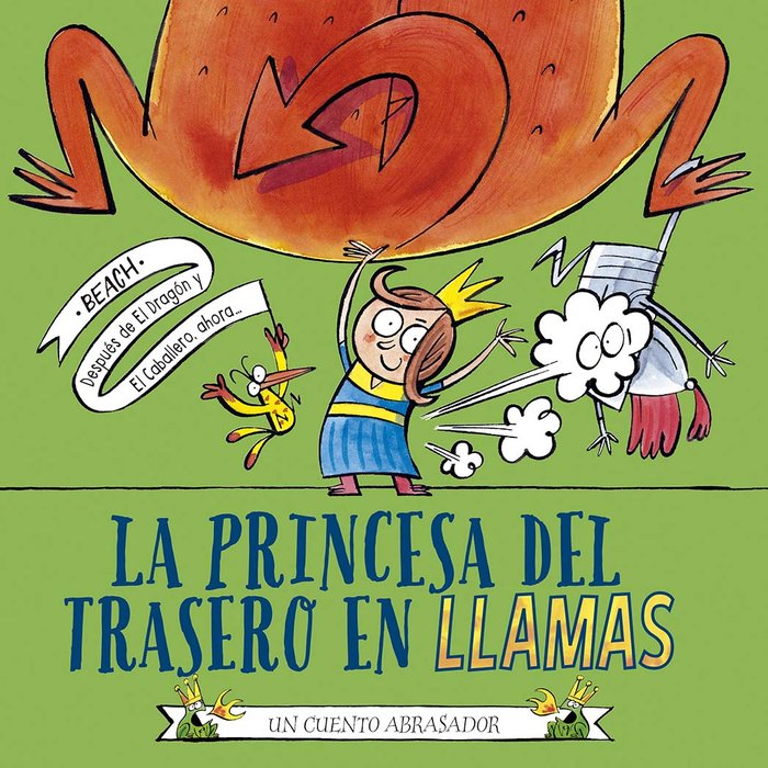 La princesa del trasero en llamas, de BEACH | portada del libro
