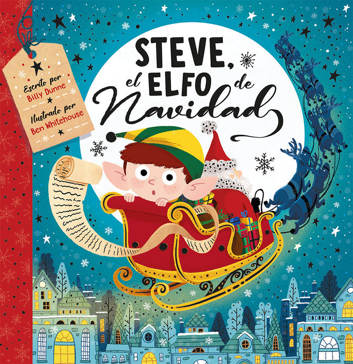 Steve, el elfo de navidad, de DUNNE, BILLY | portada del libro