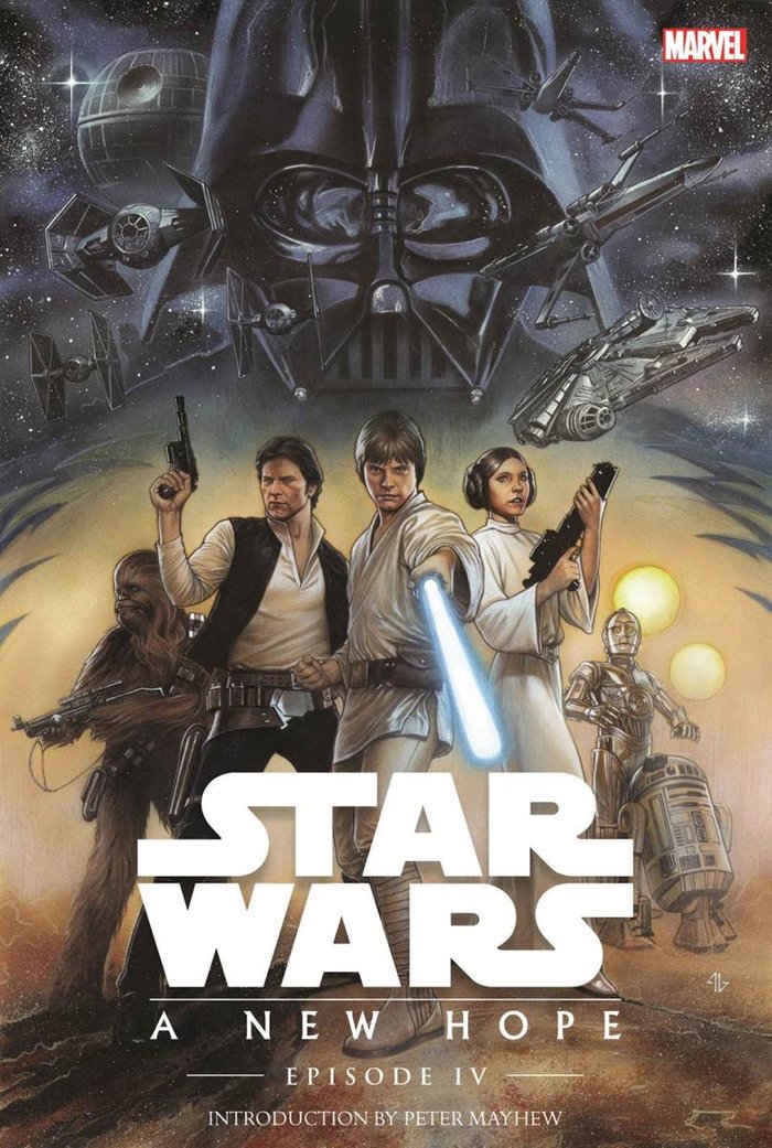 STAR WARS: UNA NUEVA ESPERANZA (CARTONE), de ROY THOMAS | portada del libro